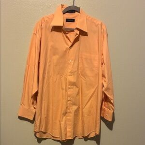 Claiborne Men's light Orange/ peach Dress Shirt